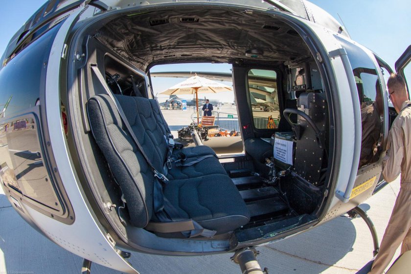 Вертолет Bell 407 салон