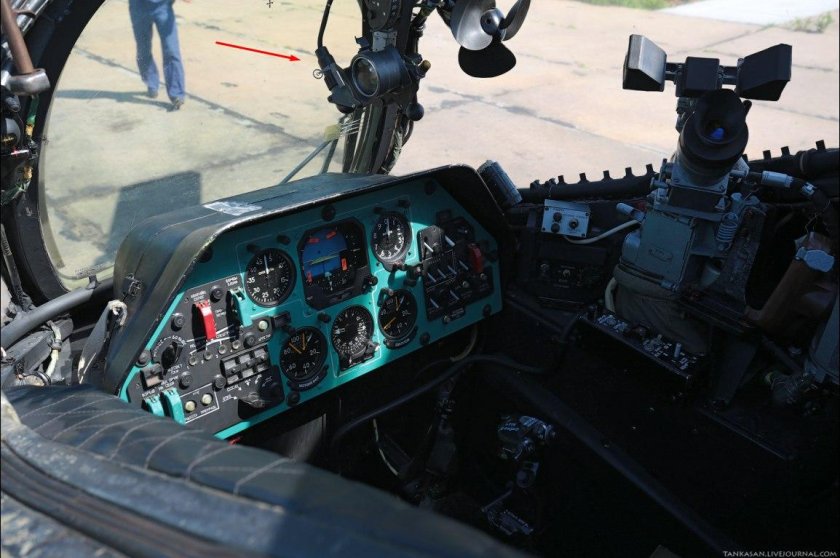 Ми-24 кабина