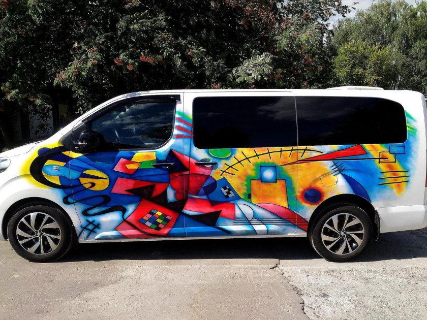 Аэрография на Пежо 107