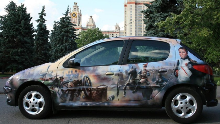 Аэрография на авто