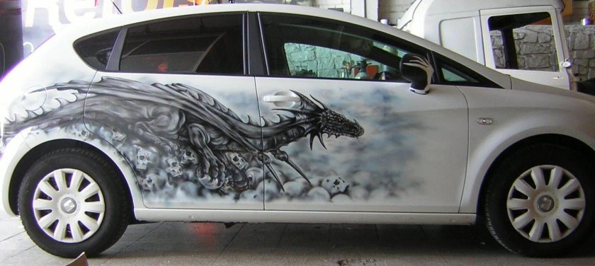 Аэрография на Пежо 308