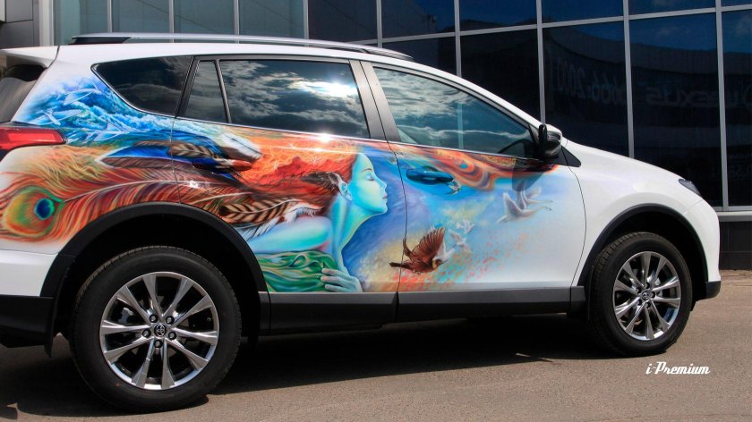 Аэрография на Шкода Йети