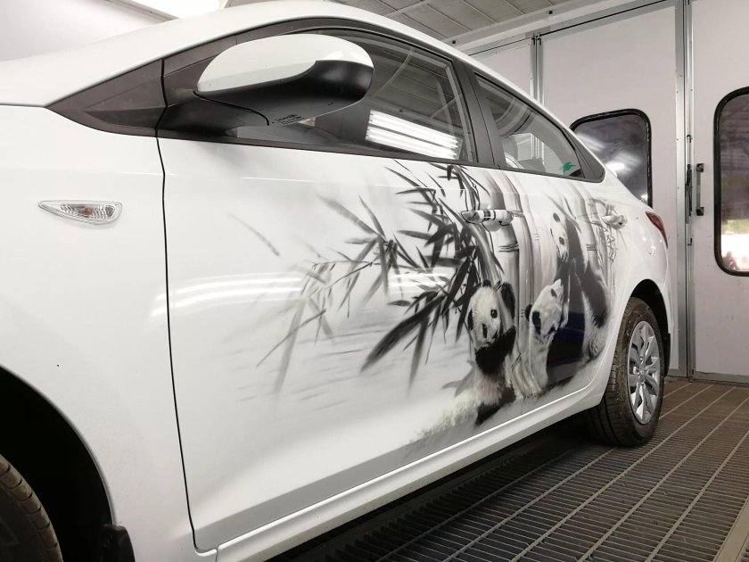 Аэрография Митсубиси Аутлендер