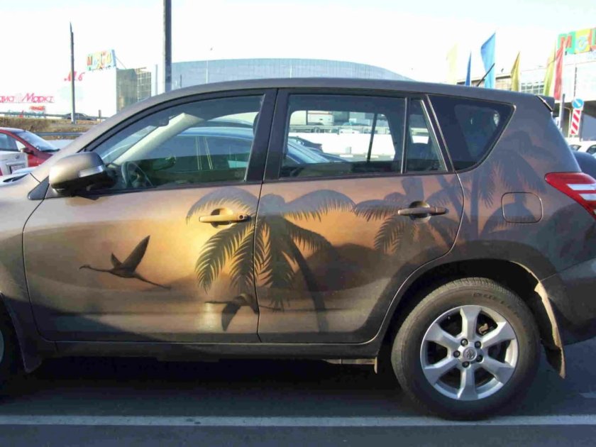 Аэрография Рено Сандеро степвей