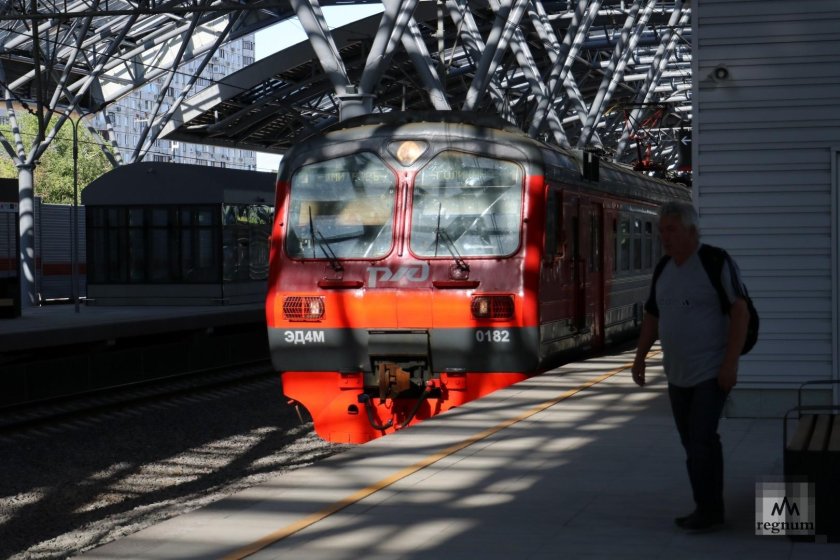 Станция Славянский бульвар МЦД-1