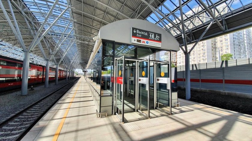 Станция МЦД Славянский бульвар