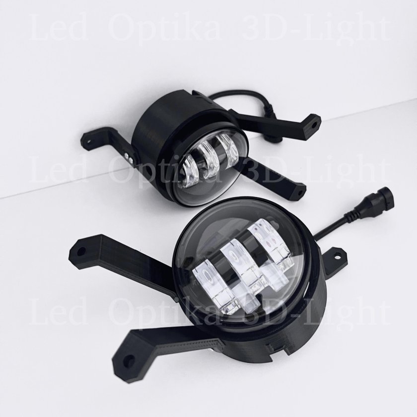 Led ПТФ на Авео т300