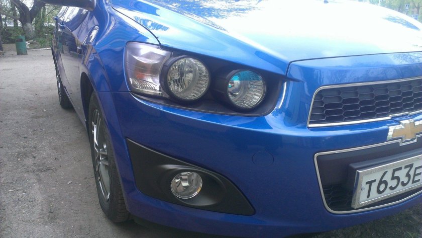 Шевроле авео 2013 синий