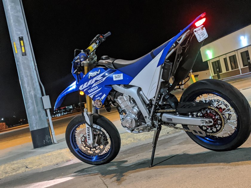 Yamaha wr 450 мотард