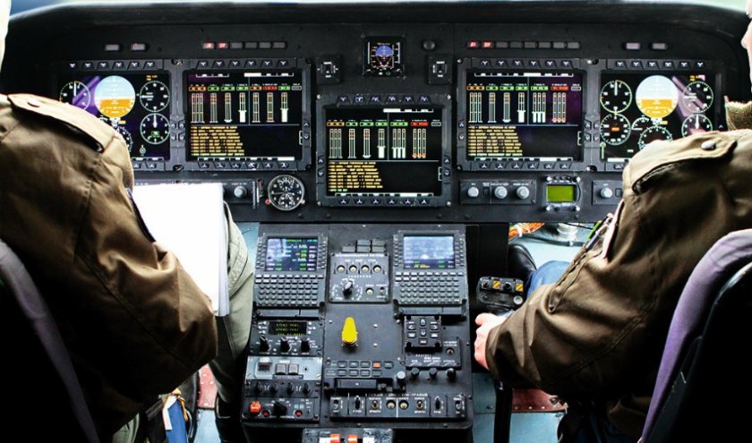 Ми-38 кабина пилотов