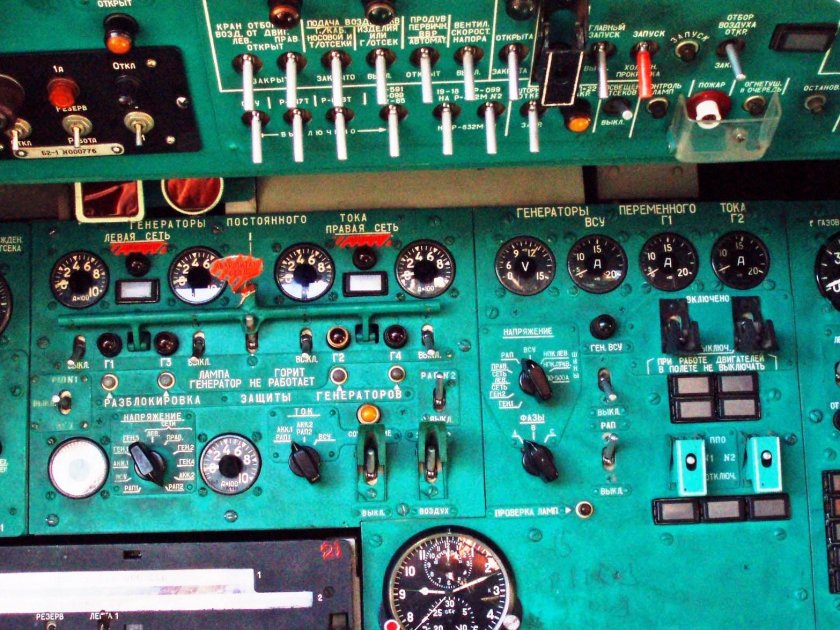 Ту-22м3 приборная панель