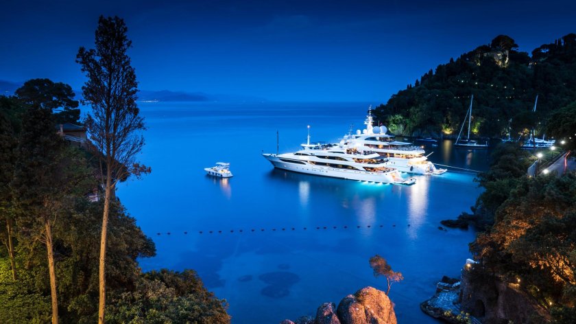 Бухта Портофино Италия