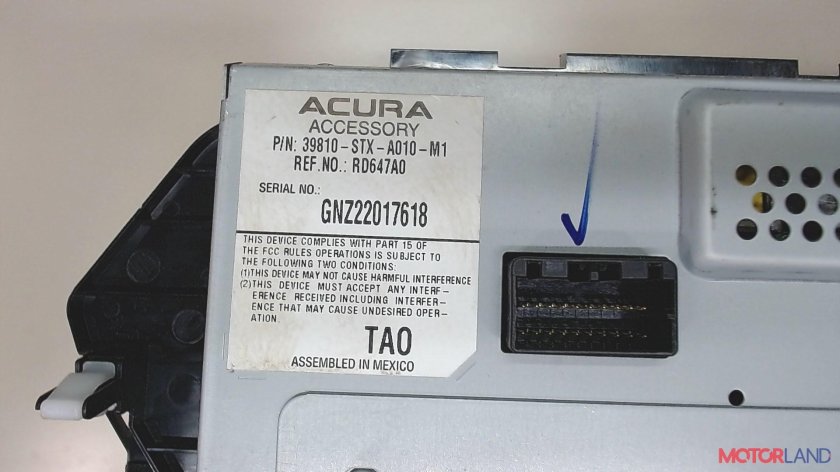 Acura MDX yd2 мультимедиа