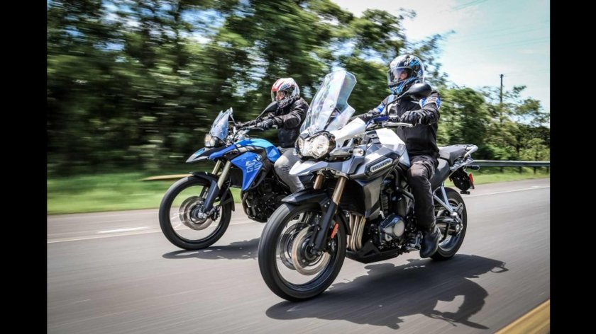 Мотоцикл тигр БМВ