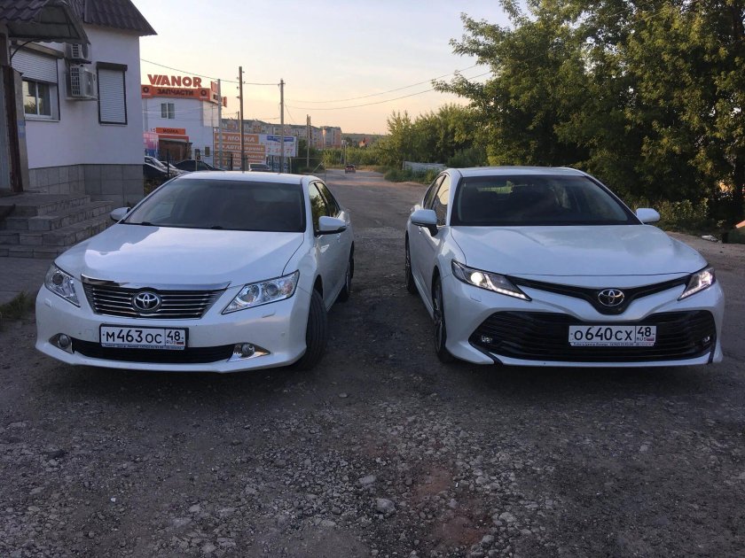 Toyota Camry 50 vs 55