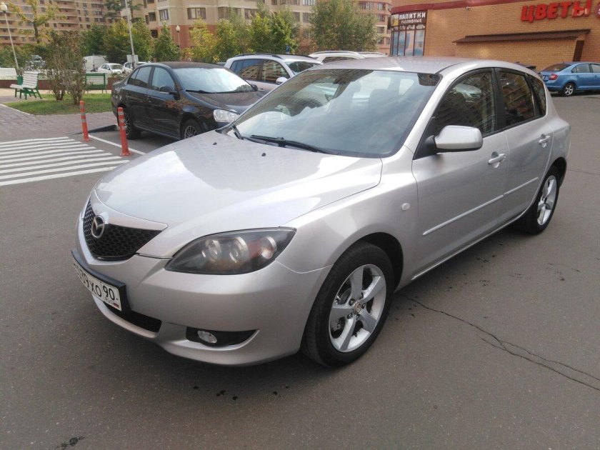 Мазда 3 2008 серебристая