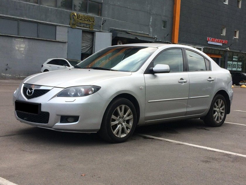 Мазда 3 2007 серебристая