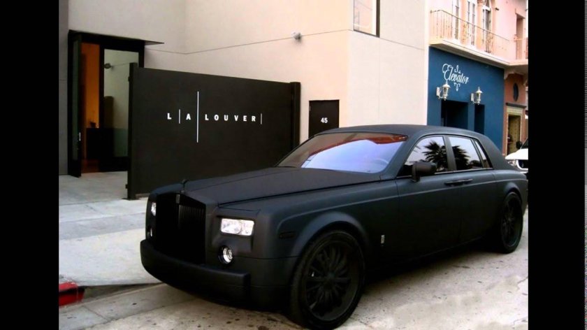 Роллс Ройс черный матовый