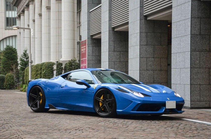Ferrari 458 speciale синяя