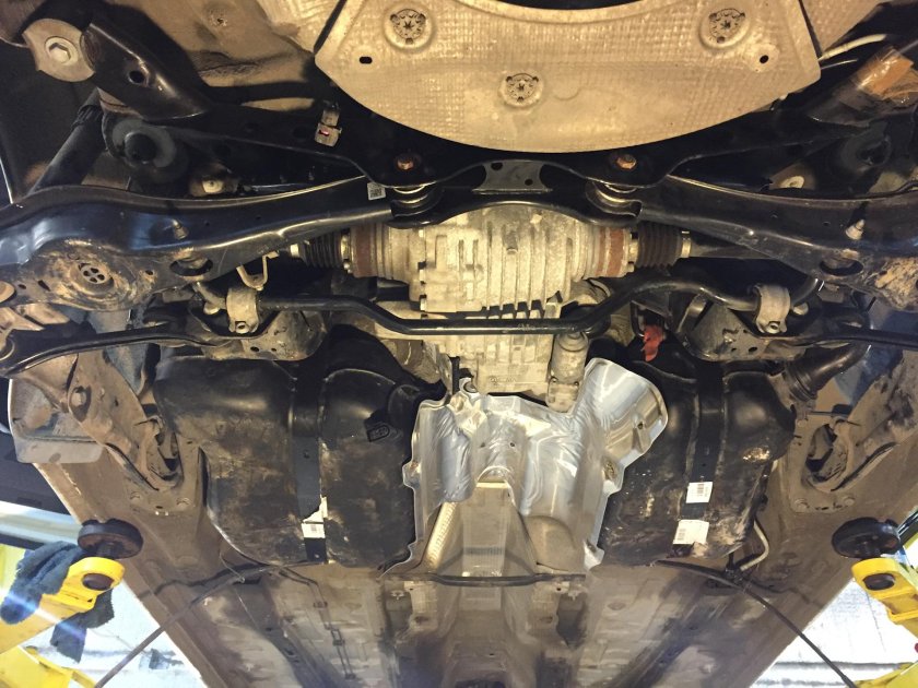 Шкода Октавия полный привод снизу