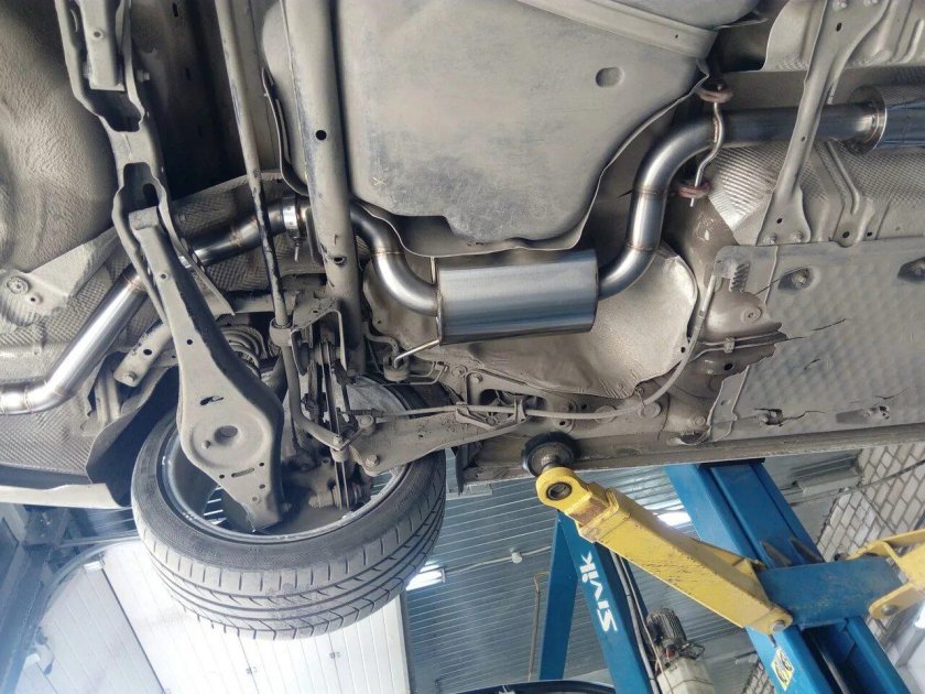 Выхлопная система Шкода Октавия а5 FL