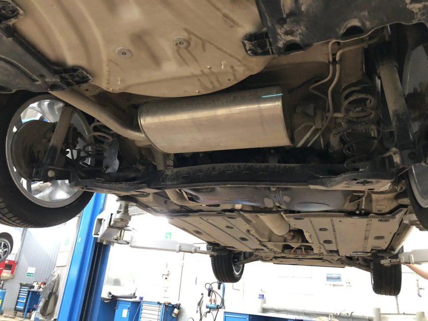 Шкода Октавия а7 снизу