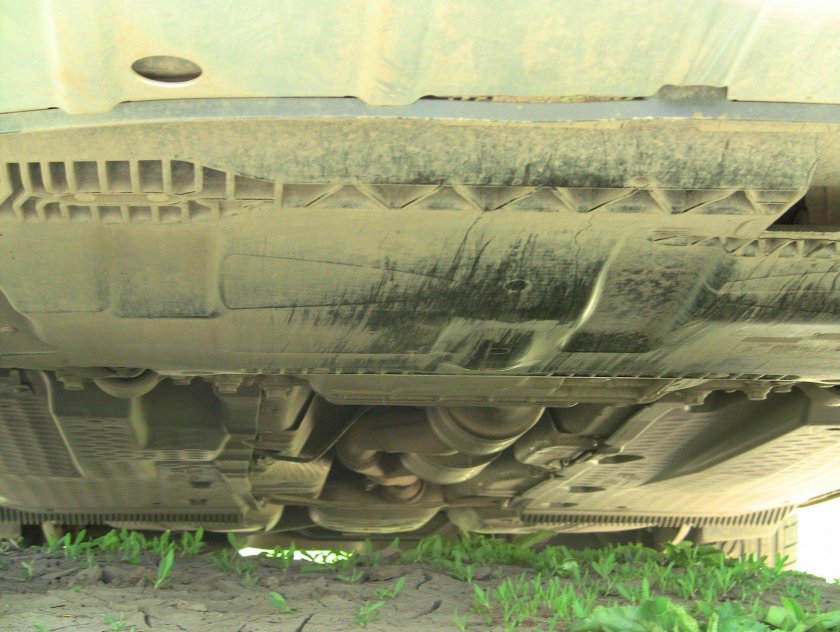 Skoda Octavia a5 FL днище