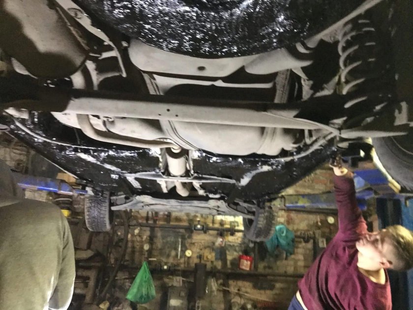 Днище Шкода Октавия а7