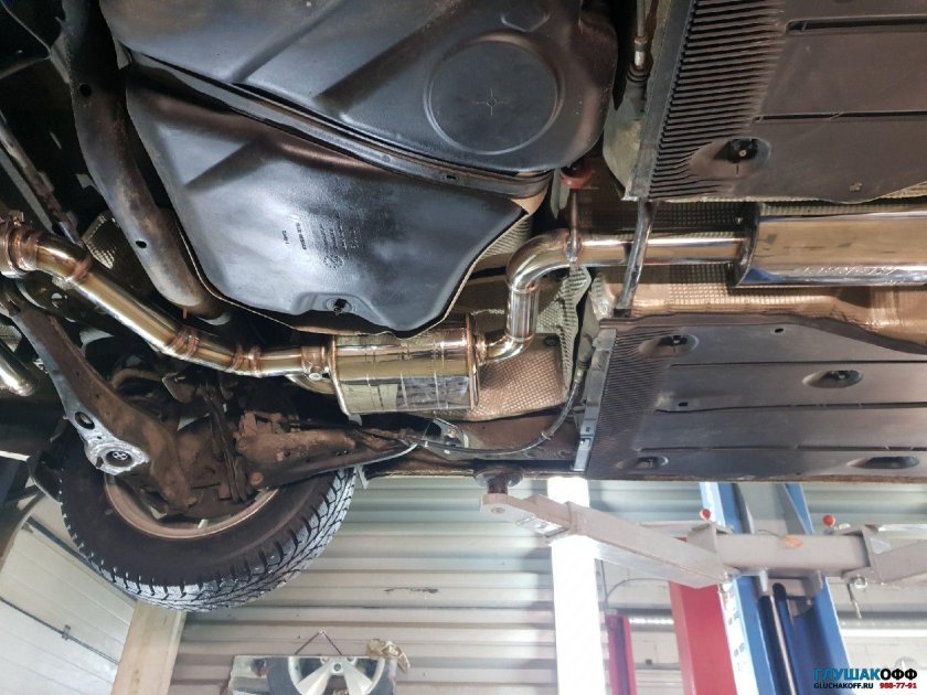 Управляемый выхлоп Октавия а7