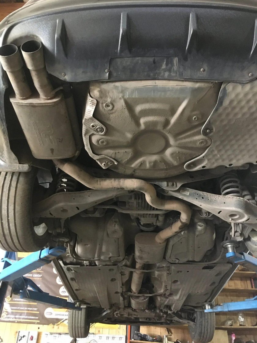 Выхлоп Шкода Октавия а5 1.8