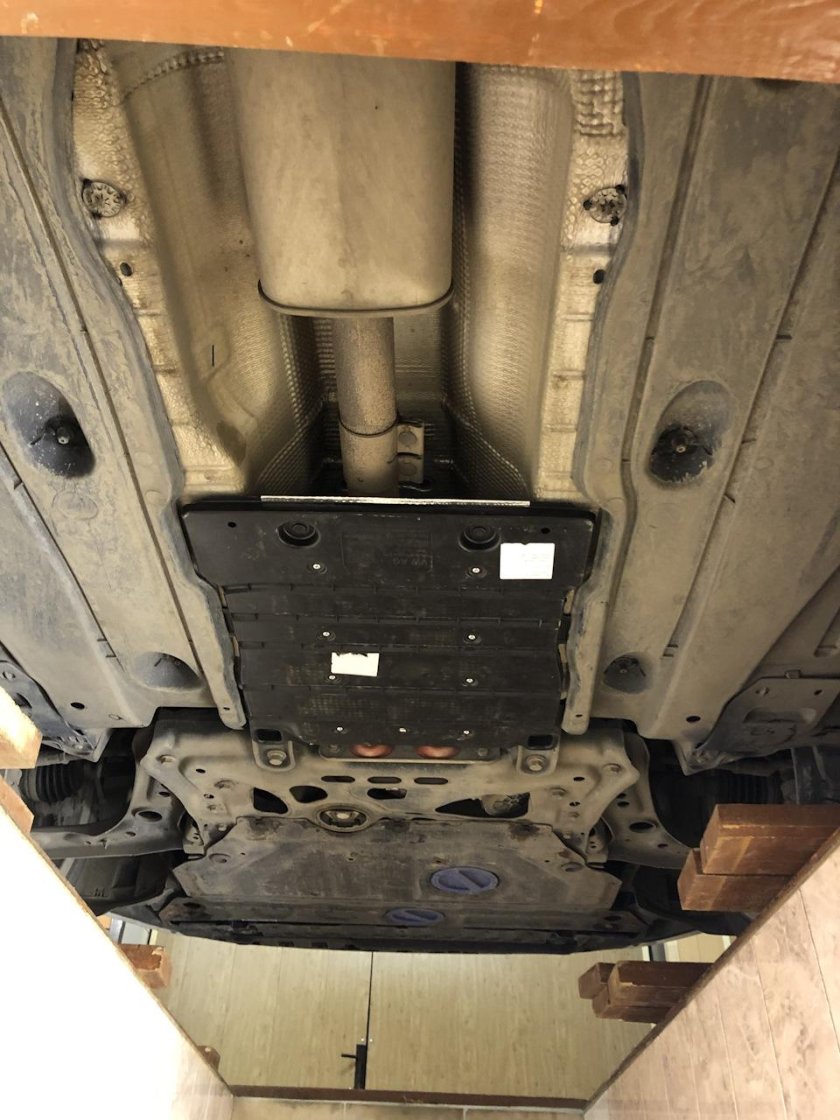 Octavia FL a5 защита днища