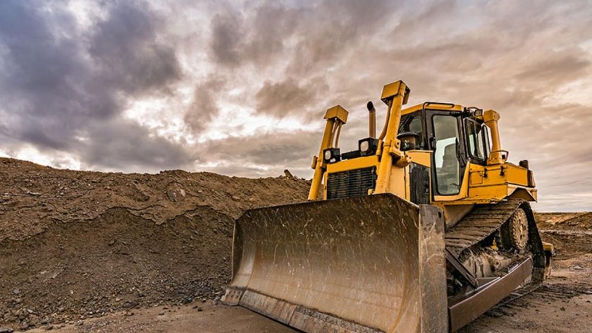 Трактор бульдозер