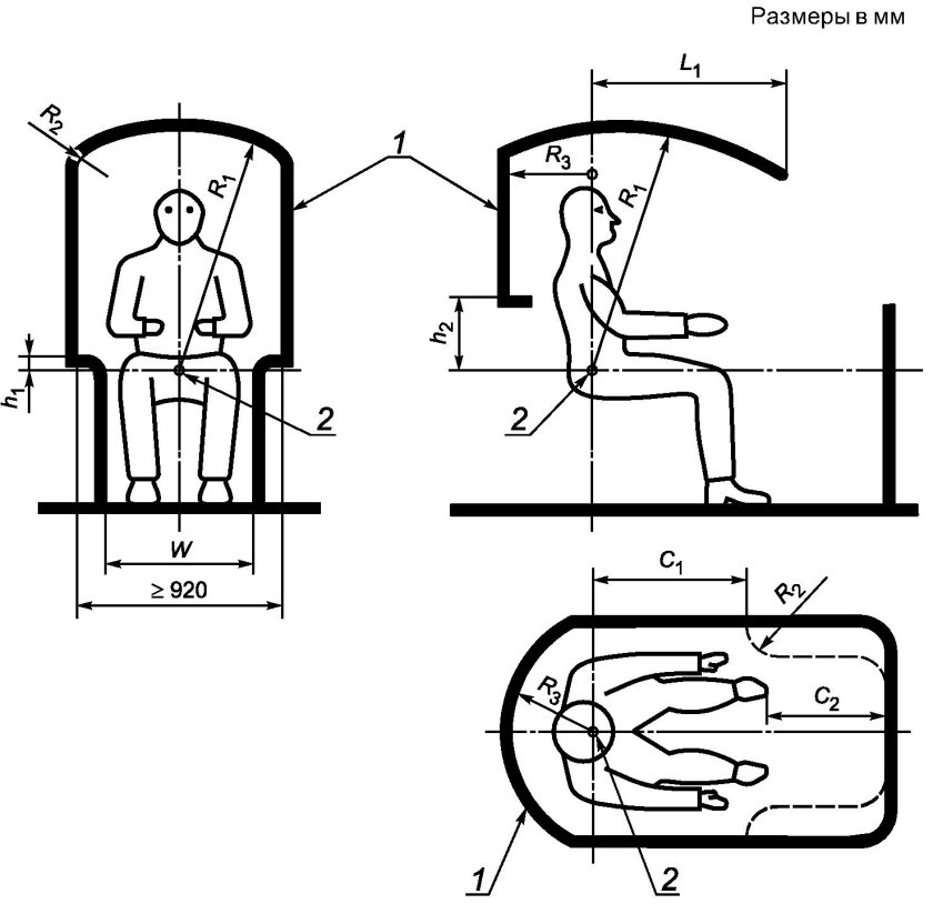 Эргономика сидения схема