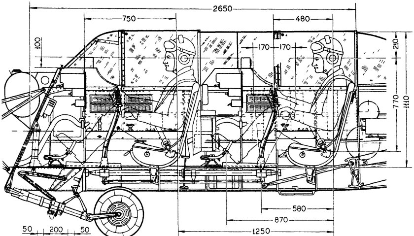 Як 52 кабина