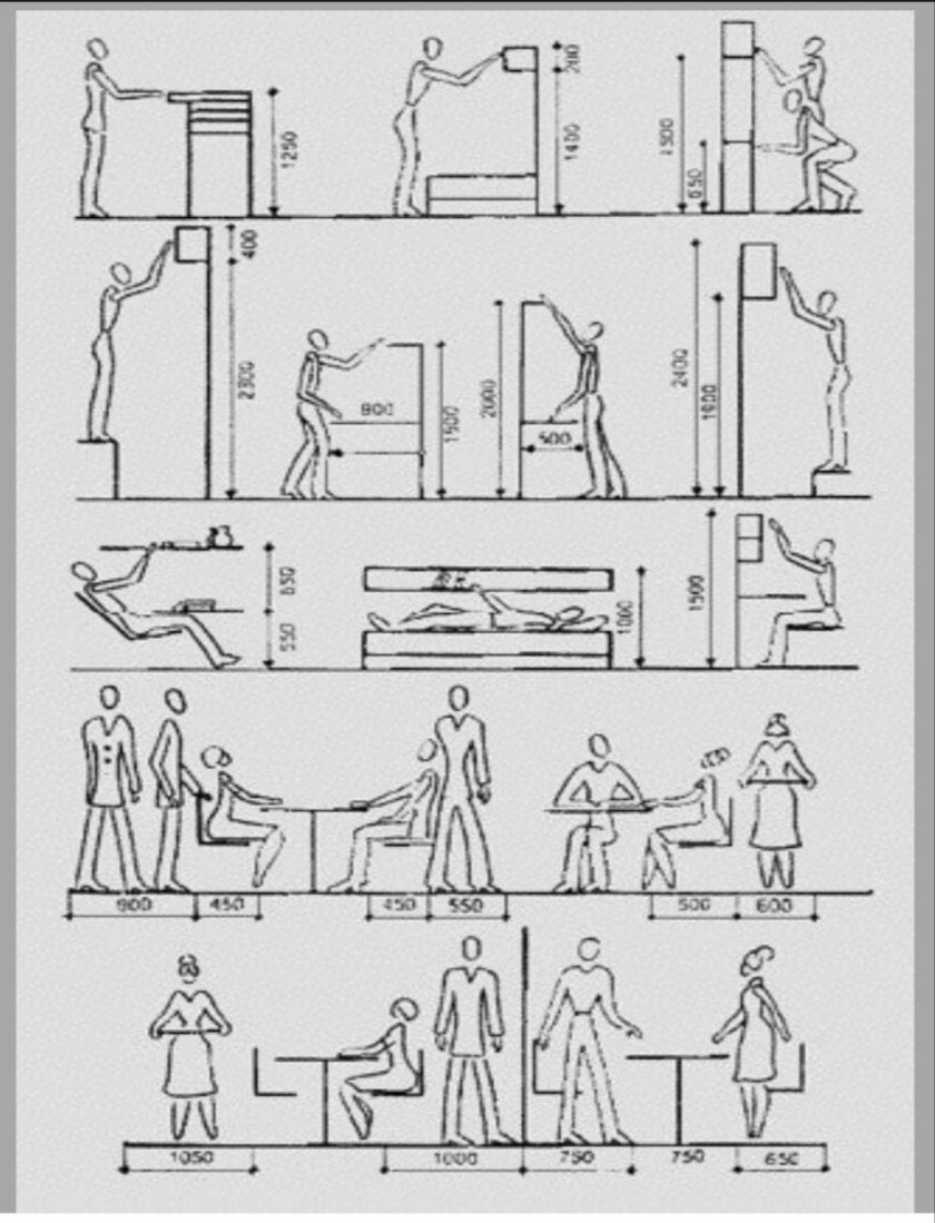 Эргономика и антропометрия в дизайне интерьера