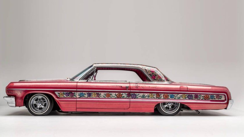 Шевроле Импала 64 лоурайдер бокам