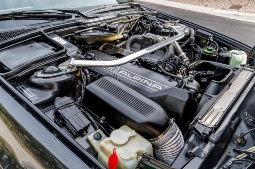 BMW e34 Alpina b10 Biturbo двигатель
