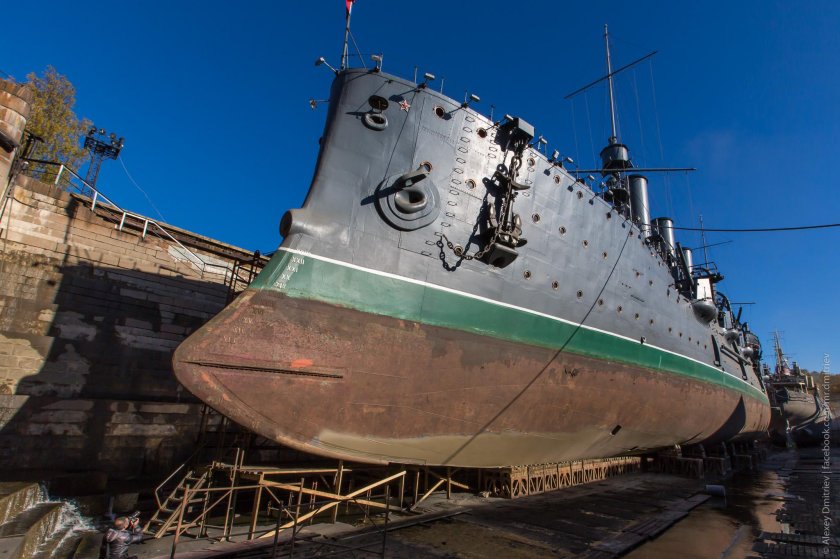 Крейсер Аврора в Кронштадте