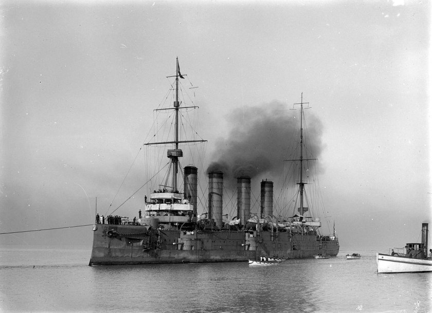 Баян крейсер, 1908