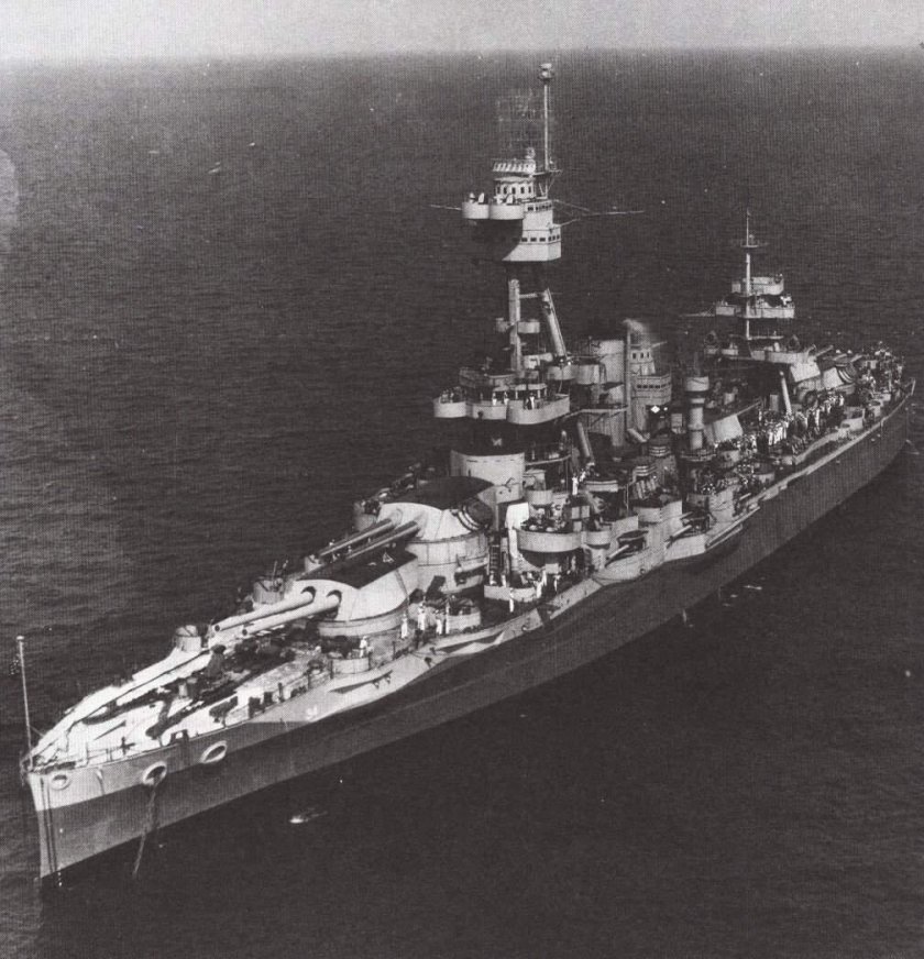 Линкор Пенсильвания 1944