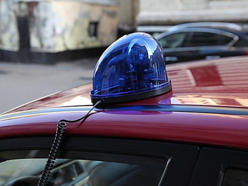 Проблесковый Маяк спецсигнал мигалка синий