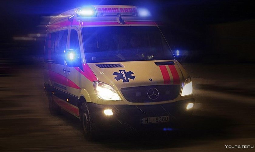 Газель Некст с проблесковыми маячками