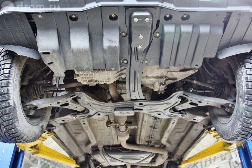 Toyota rav4 2007 днище