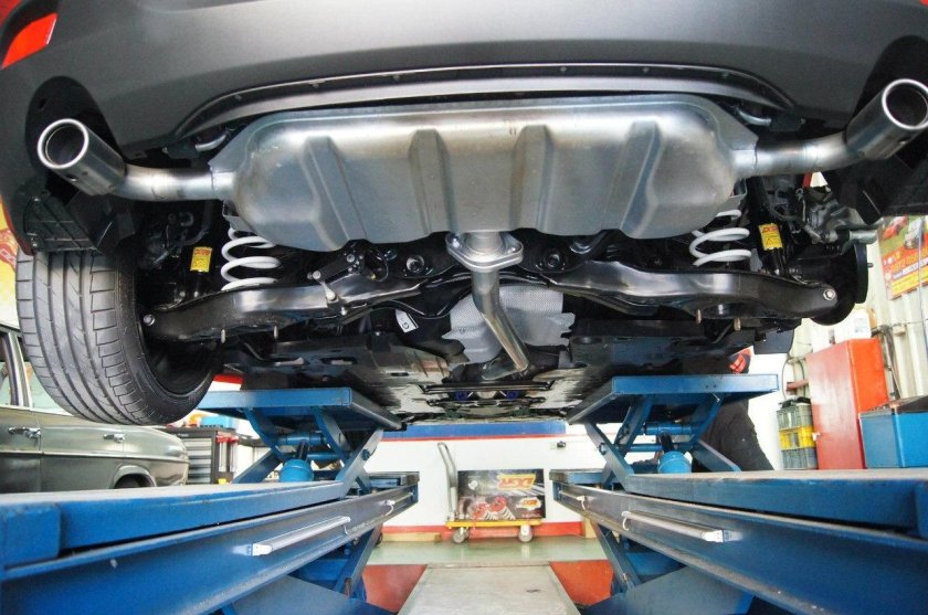 Mazda CX-5 снизу