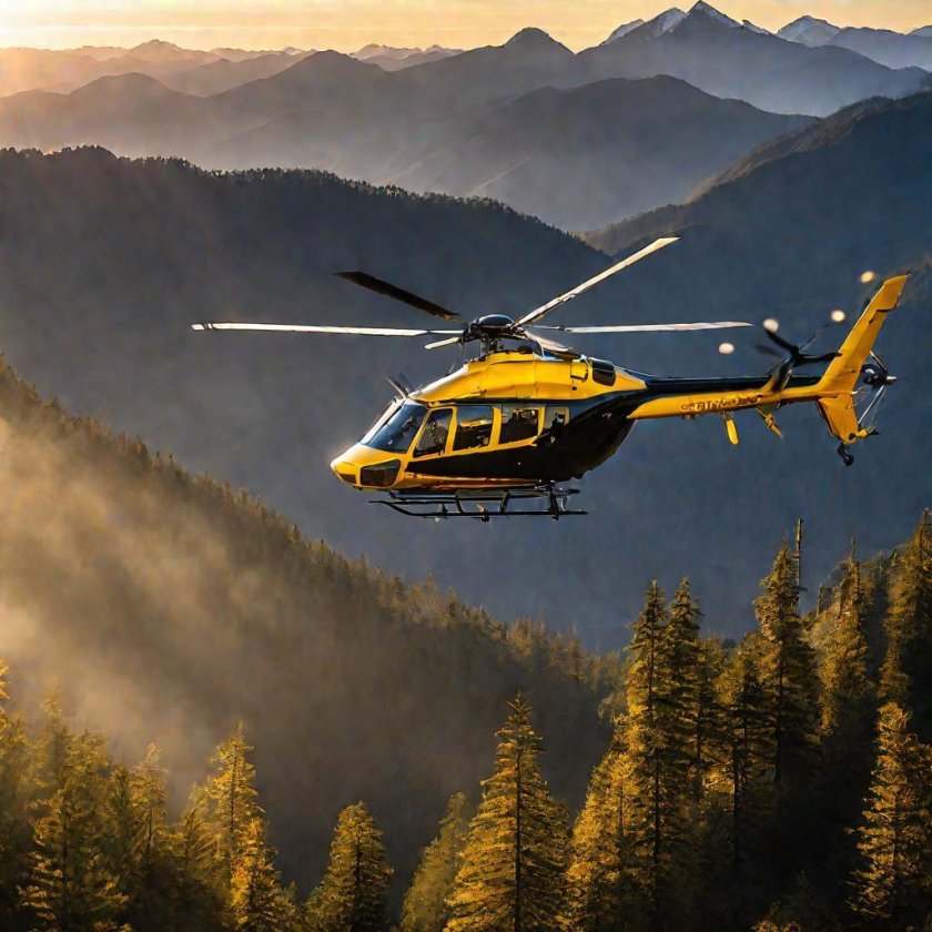 Вертолет летающий