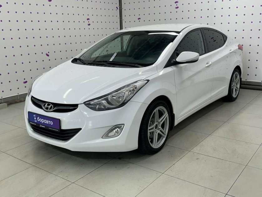 Хендай элантра белая