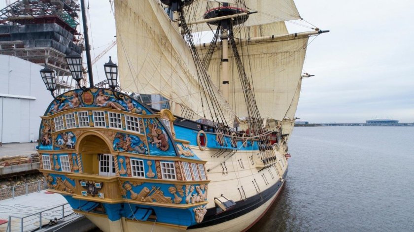 Полтава линейный корабль, 1712