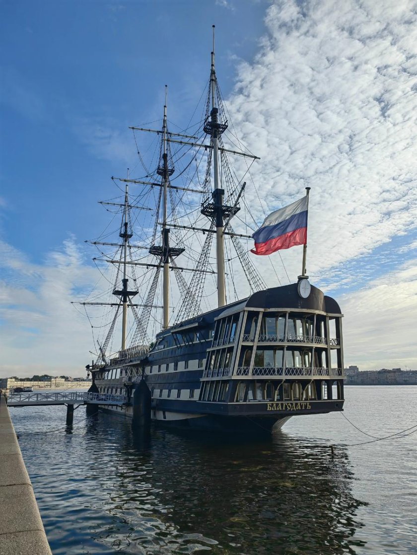 Корабль фрегат благодать санкт-петербург