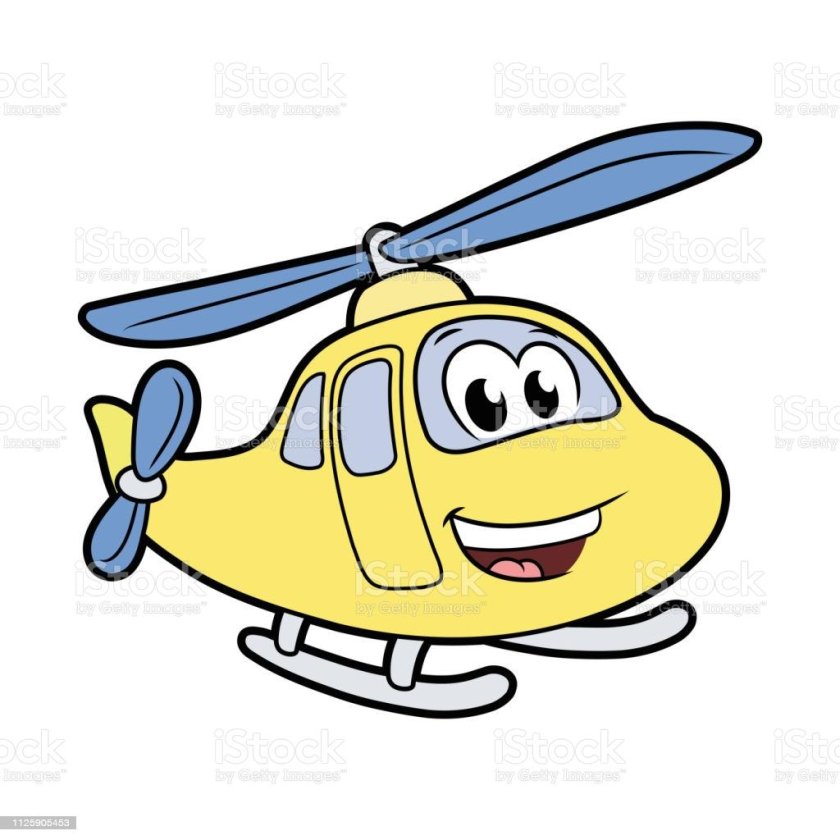 Вертолёт улыбается