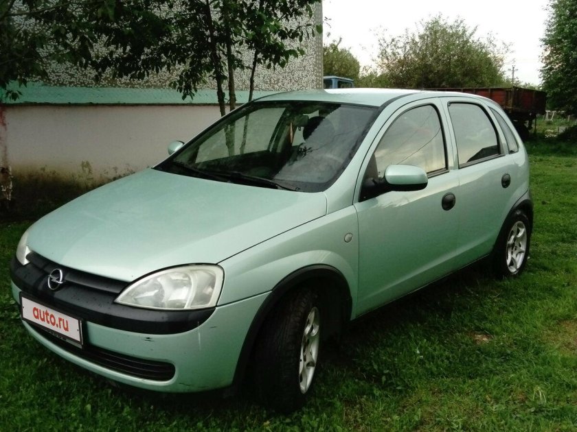 Опель корса 2002